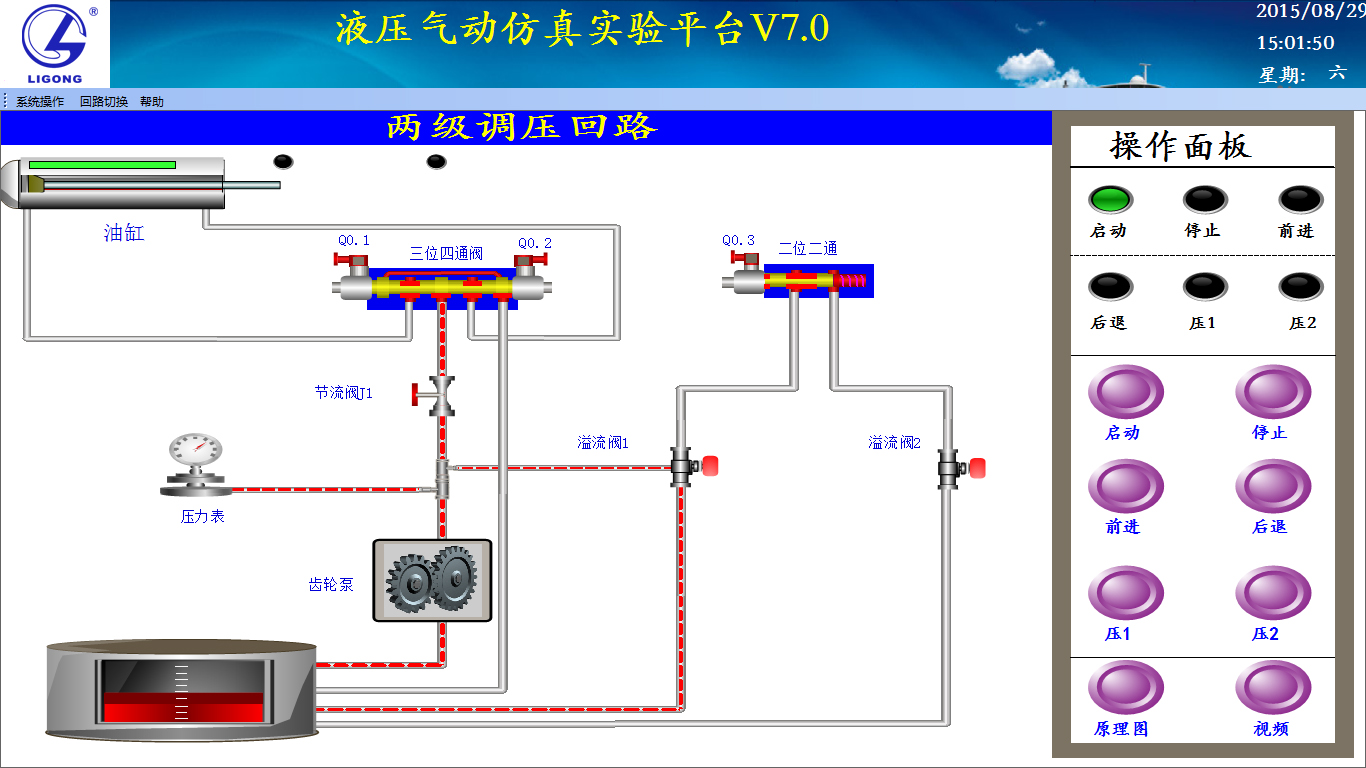 系統(tǒng)仿真參數設置界面圖